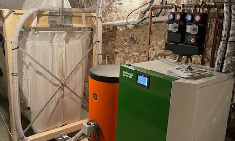 Installation chaudière bois OKOFEN à ARVILLARD à Chapareillan - MD2C